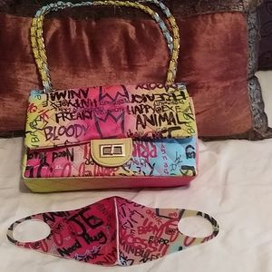 Graffiti Purse and Mask